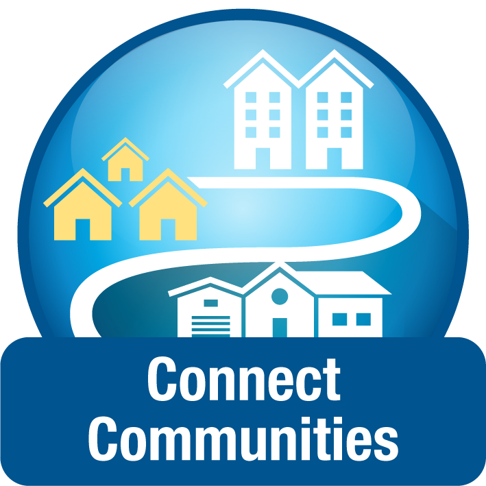 Logo for connecting communities