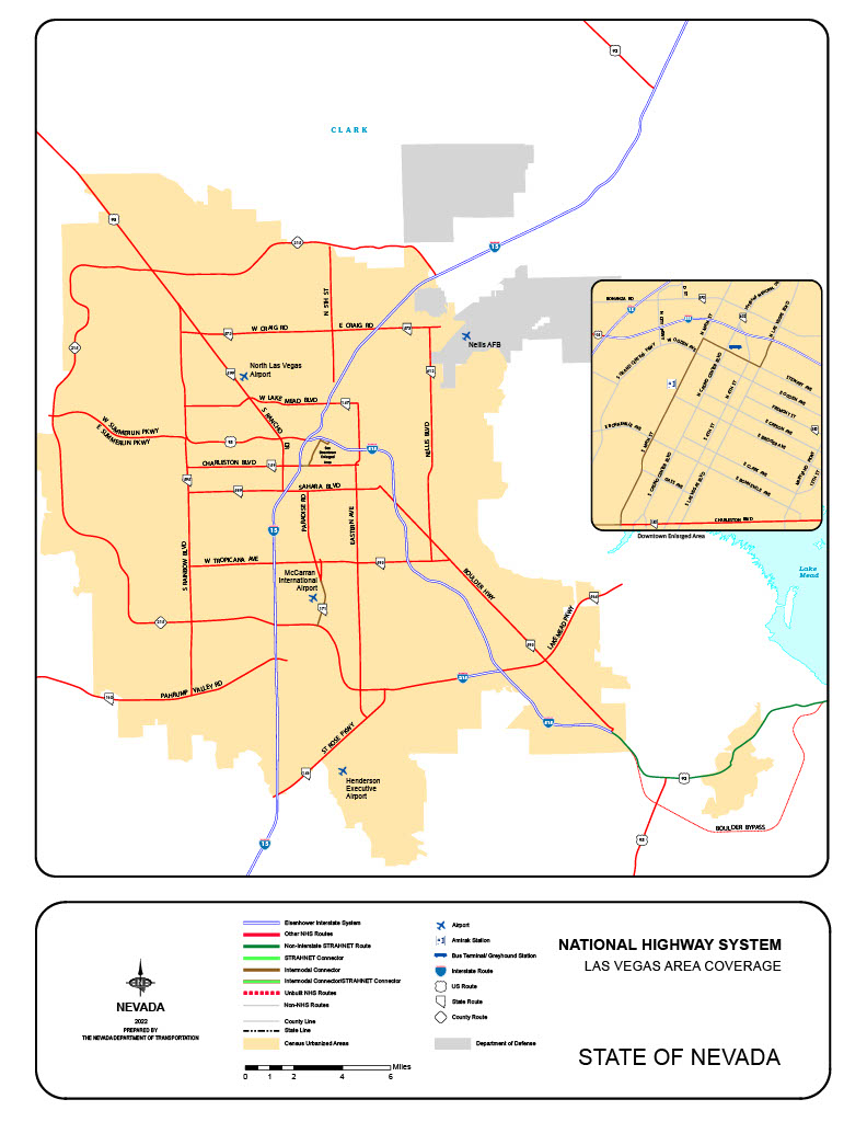 Map of Las Vegas