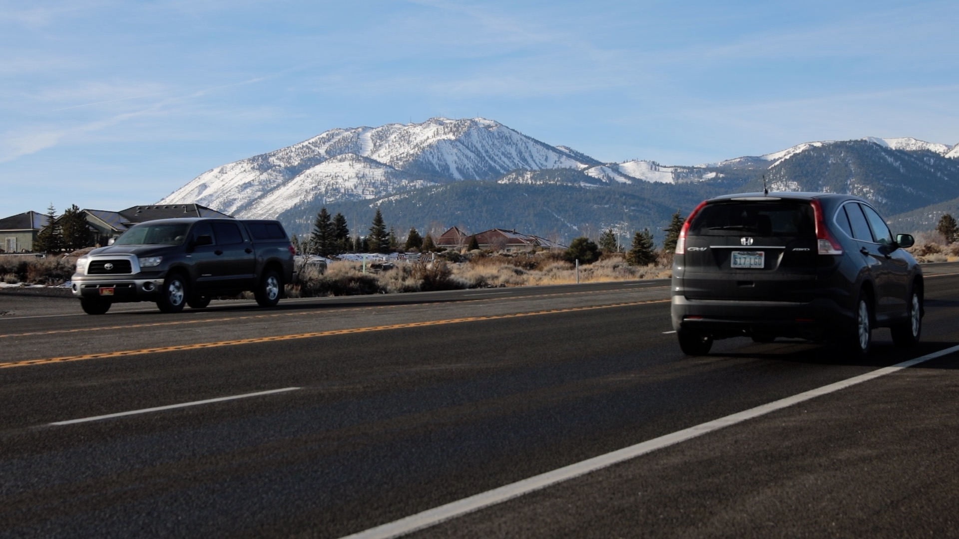 Mt. Rose and cars