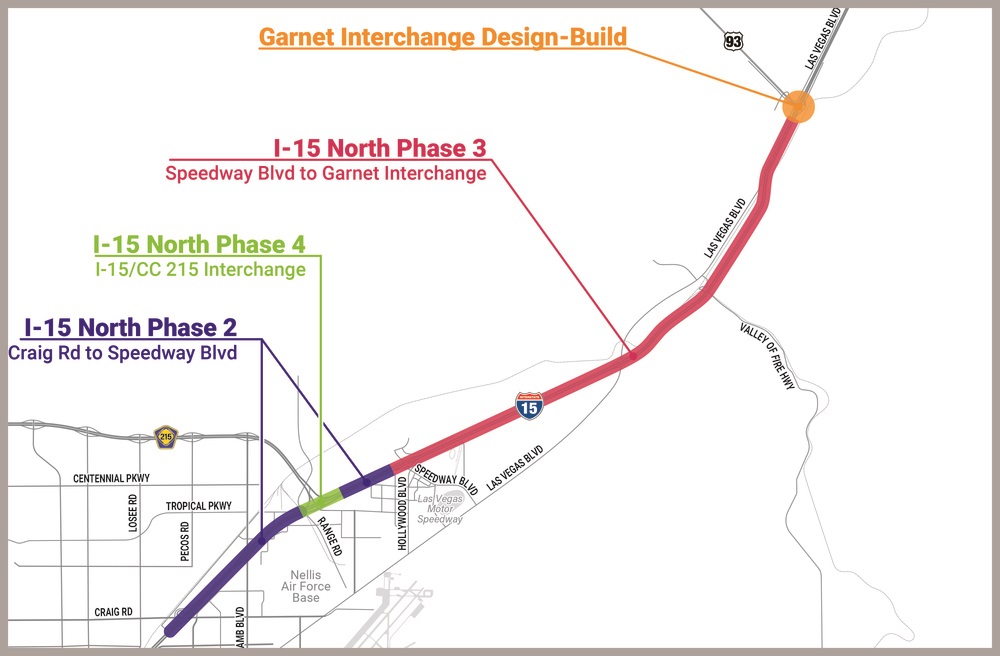 I-15 North Map