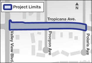 Tropicana West Map