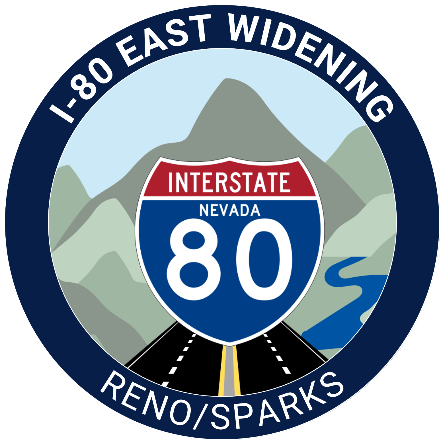 I-80 East Widening Logo