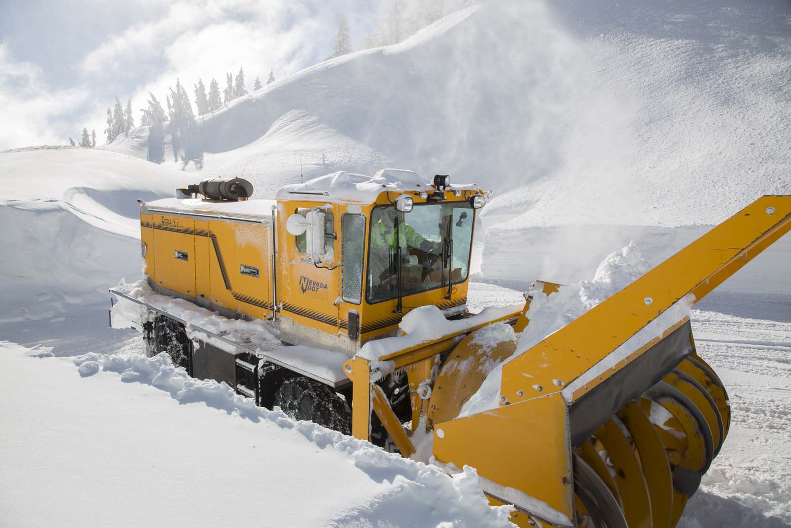 Mount Rose NDOT Snow Plow