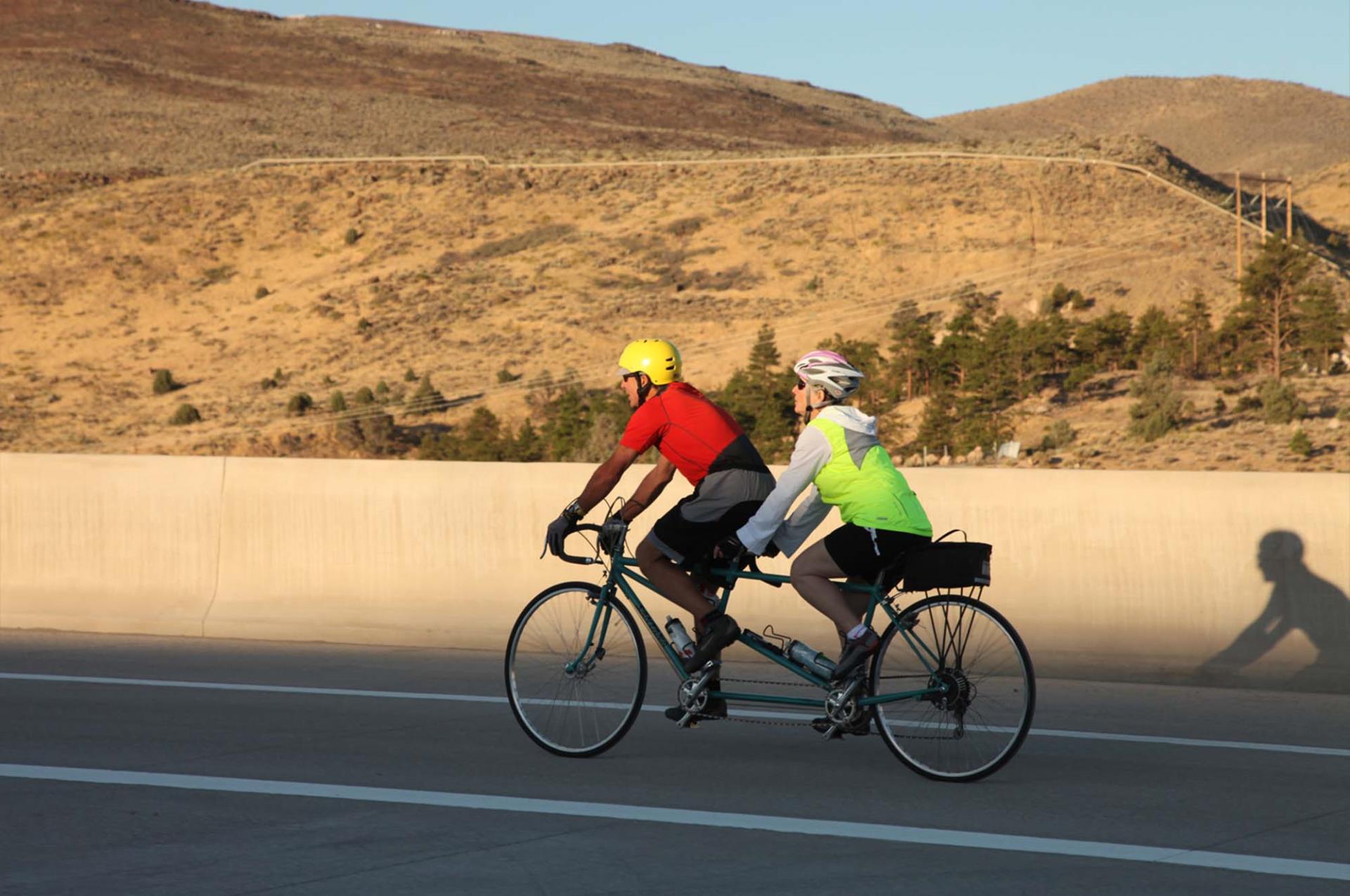 Enhance Safety - Cyclists on Tandem Bike