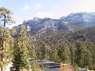 mountains and road