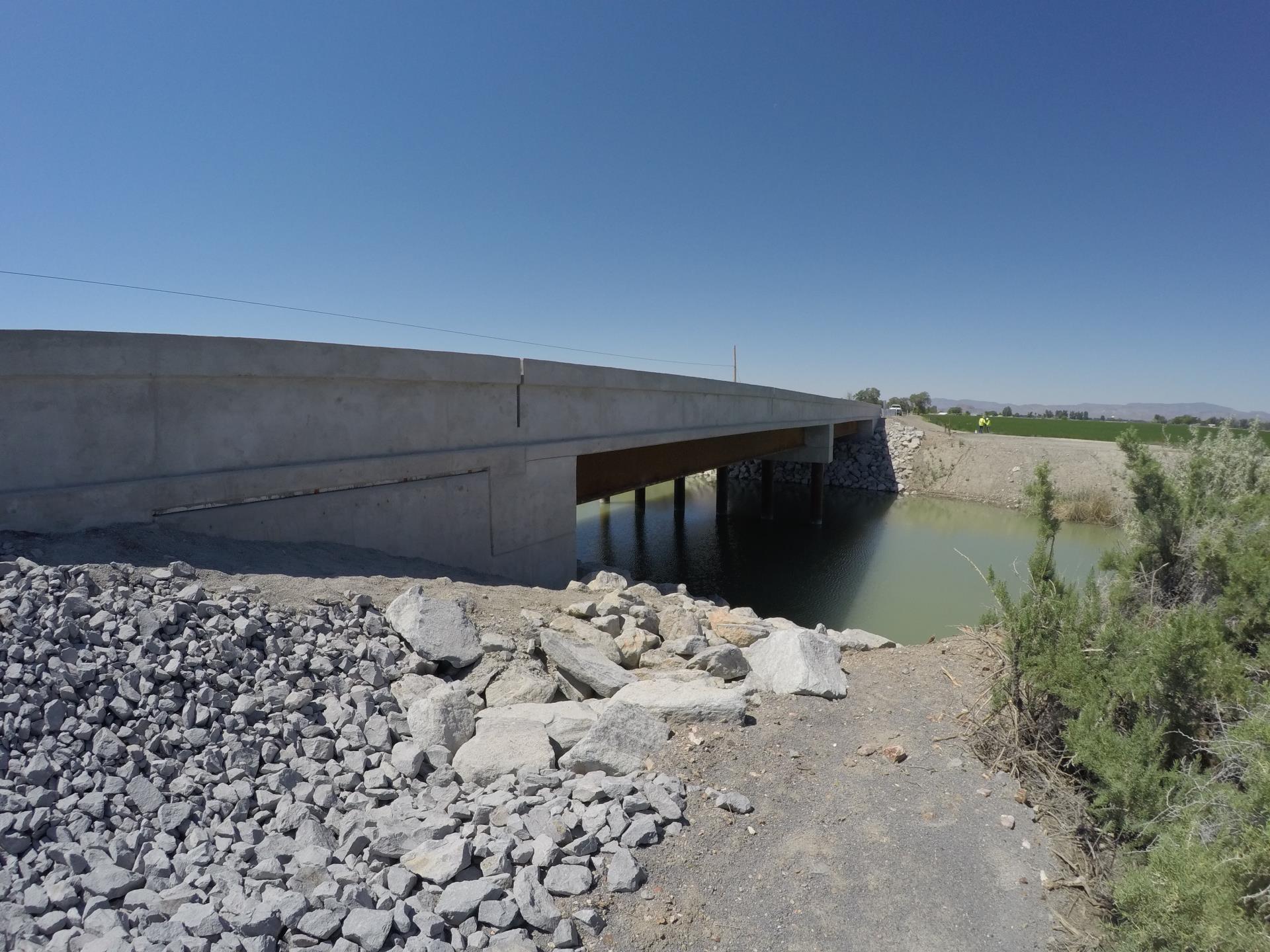 Bridge over stream